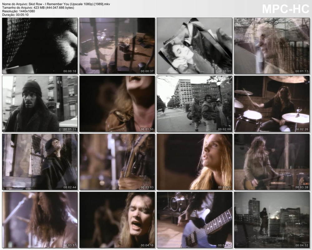 Skid Row - I Remember You (Upscale 1080p) [1989]