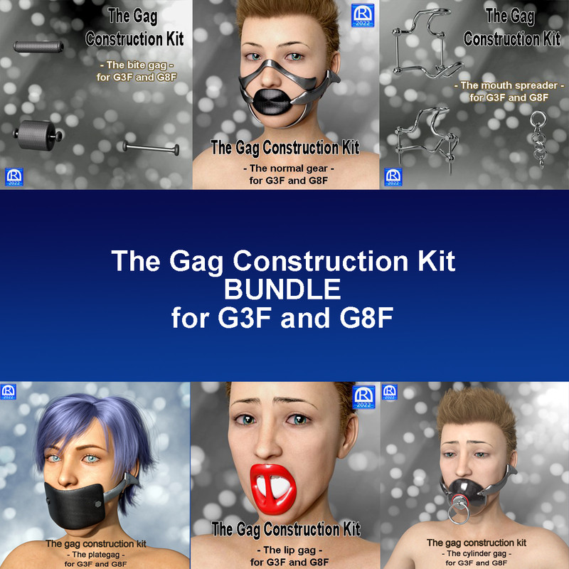 The Gag Construction Kit Bundle for G3F and G8F