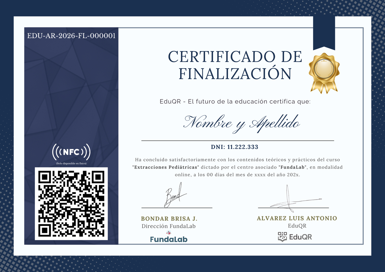 Certificado EduQR - Natalia María José Etcheverry