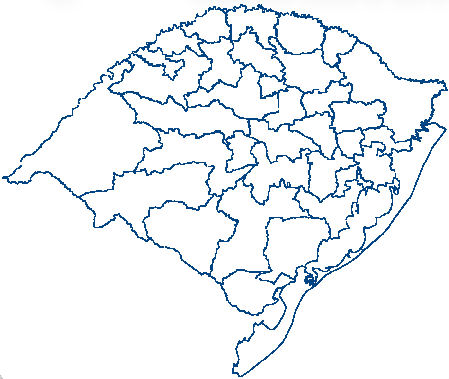 Mapa do Rio Grande do Sul