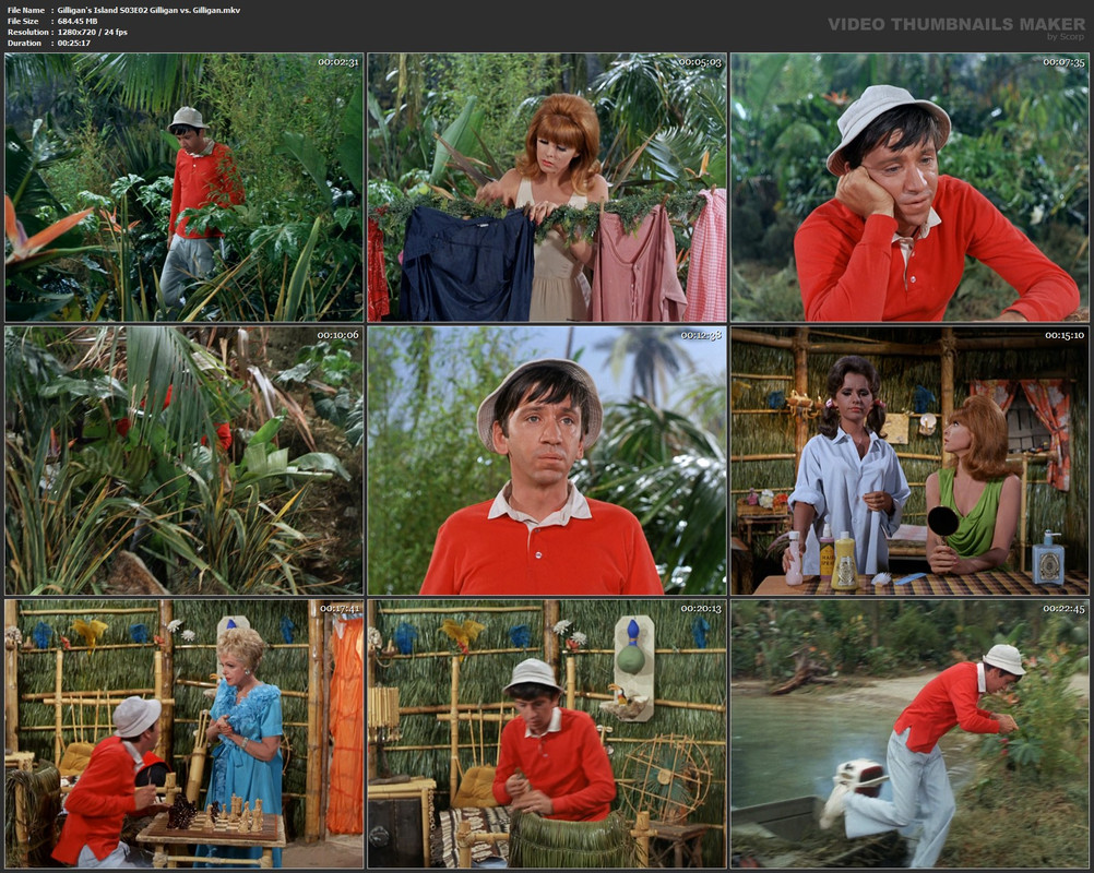 Gilligan's Island S03E02 Gilligan vs. Gilligan.mkv