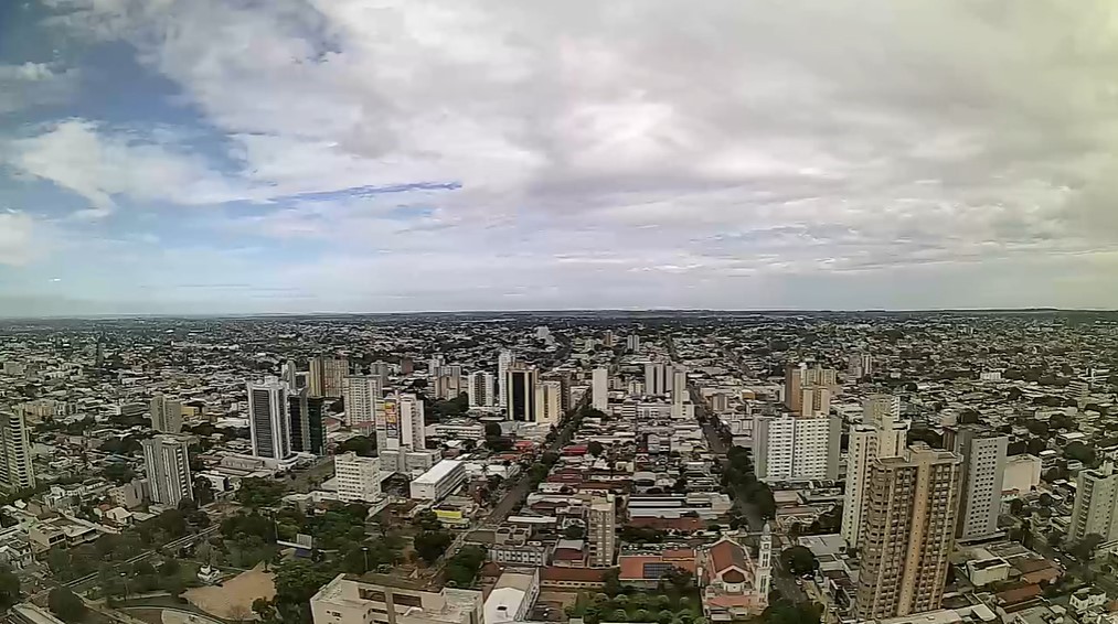 Campo Grande nesta manhã de domingo