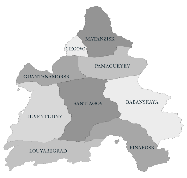 Carte des provinces