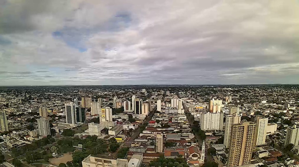 Campo Grande nesta manhã de domingo