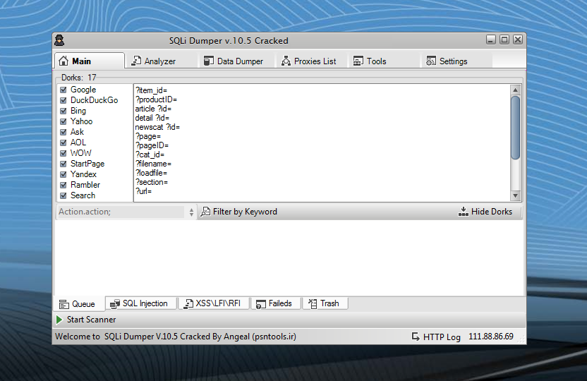 SQLi Dumper V.10.5 Cracked