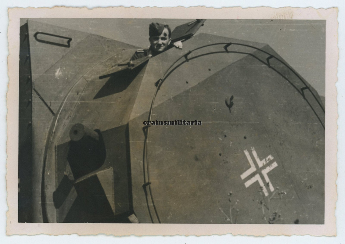 Orig. Foto zerstörte deutsche Panzerzug am Bahnhof BRJANSK Russland 1942 (1)