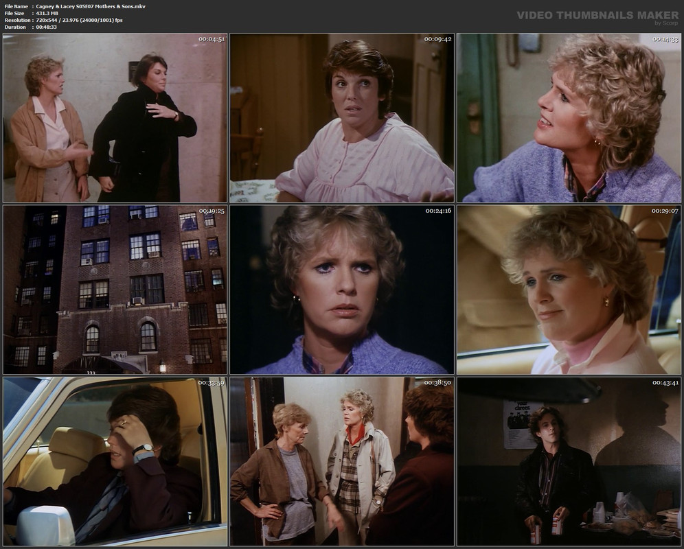 Cagney & Lacey S05E07 Mothers & Sons.mkv