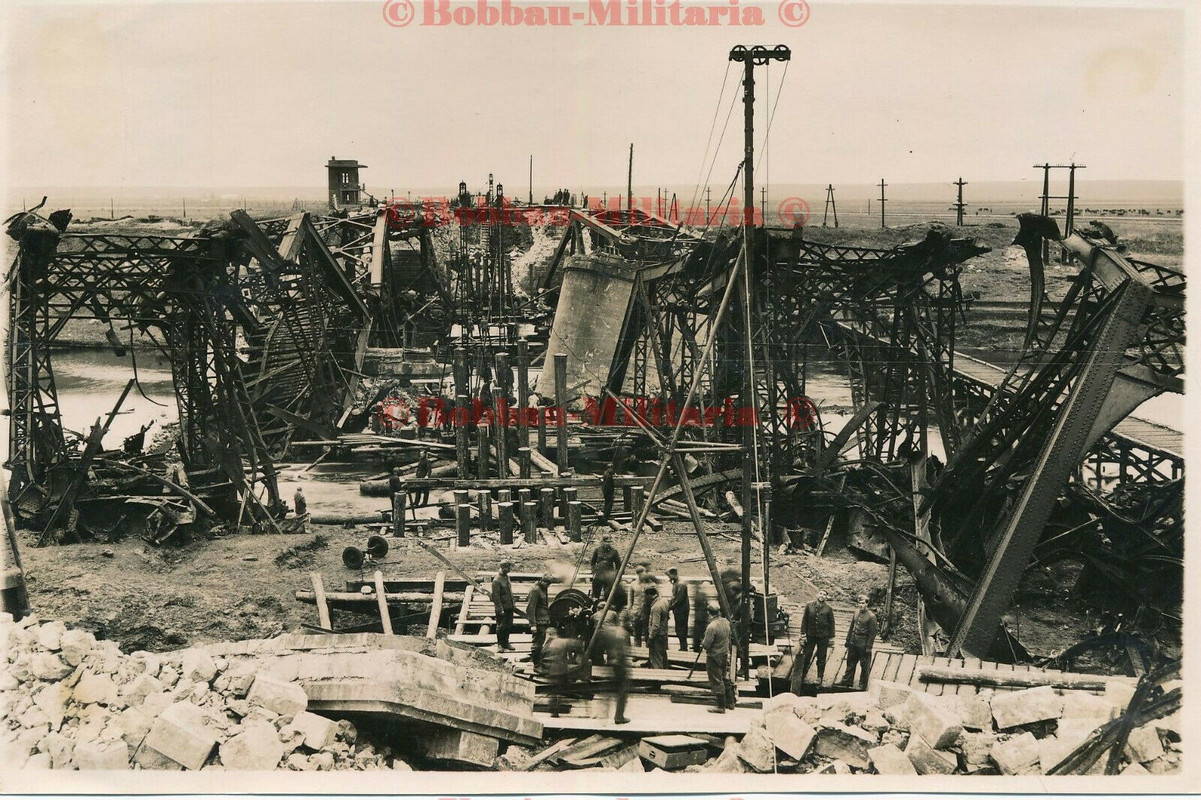 Ukraine Wassilkowka Woltschja Samara Eisenbahn Brücke combat Eis.Pio.Regt.1