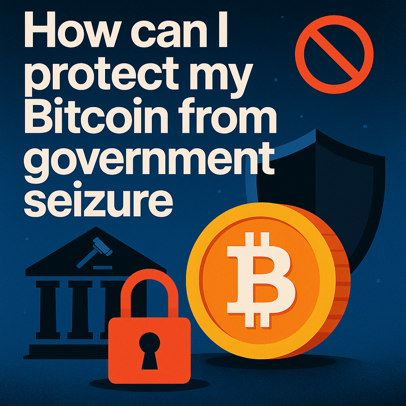 How can I protect my Bitcoin from government seizure