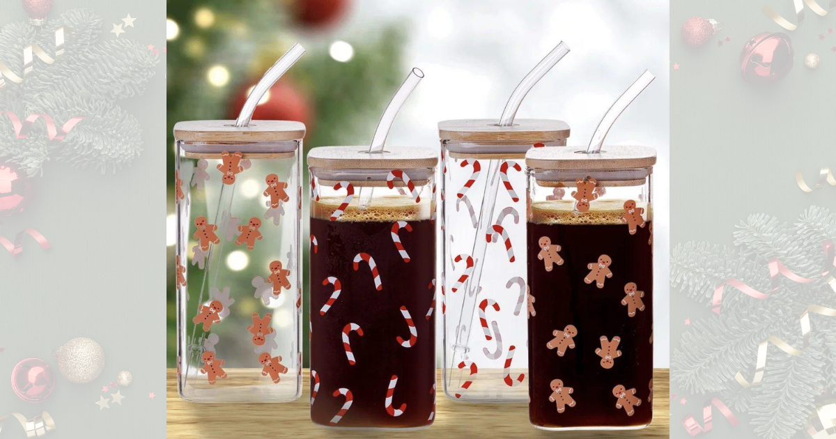 Holiday Cheer: 4-Piece Glass Set for Just .18 Holiday Cheer: 4-Piece Glass Set for Just .18