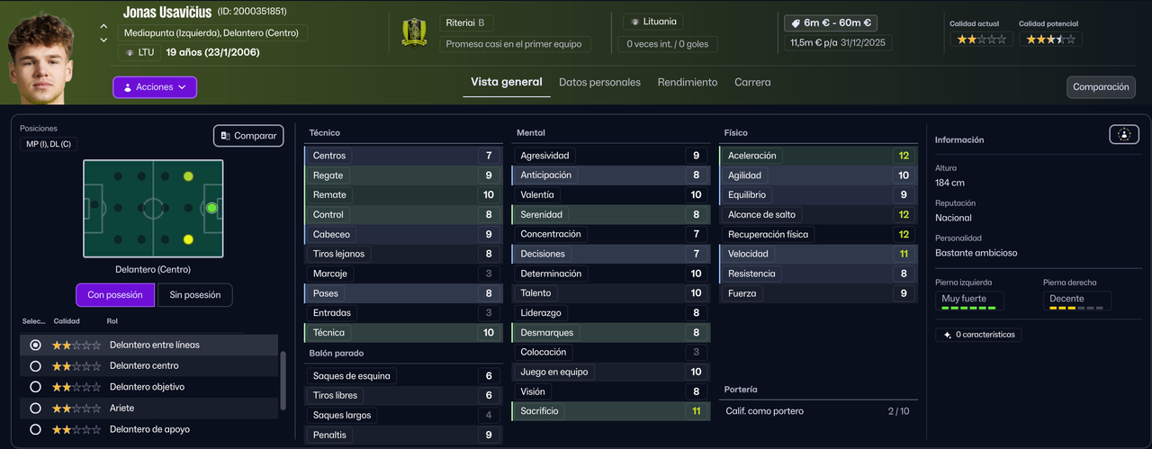 Jonas Usavicius DC sub 19 2025