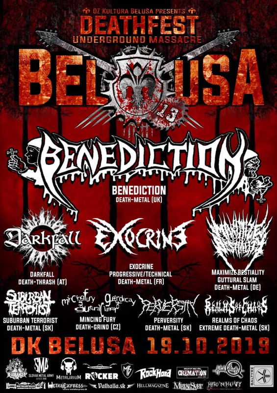BENEDICTION belusa deathfest 2019