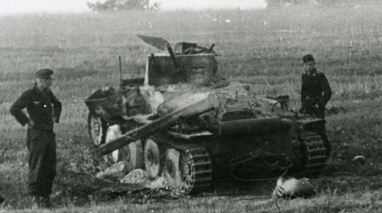 Panzer 38 Grab Begräbnis