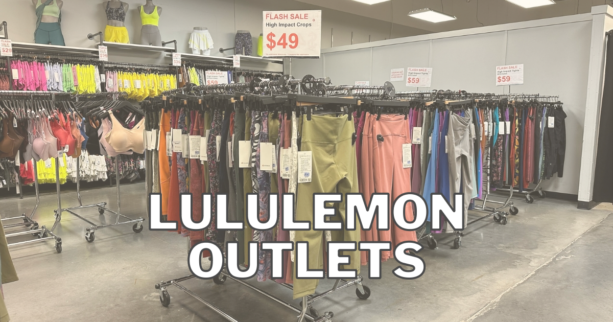 lululemon Outlets: Up to 70% Off Leggings, Bras & More! lululemon Outlets: Up to 70% Off Leggings, Bras & More!