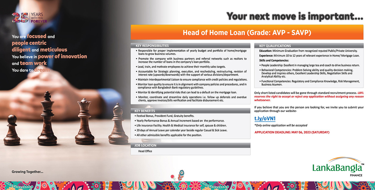 Lanka-Bangla-Finance-Limited-Head-of-Loan-Job-Circular-2023