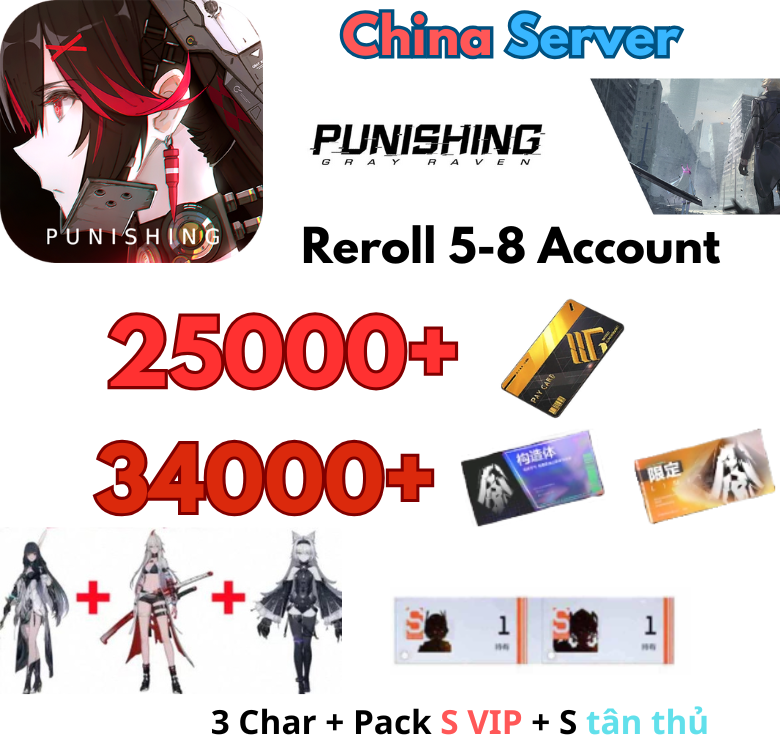 [CN Official] Punishing Gray Raven Máy chủ China Off Reroll Trung Cấp 