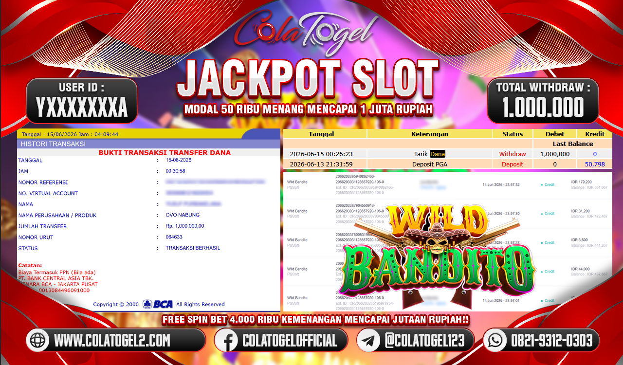 JACKPOT SLOT GACOR!!