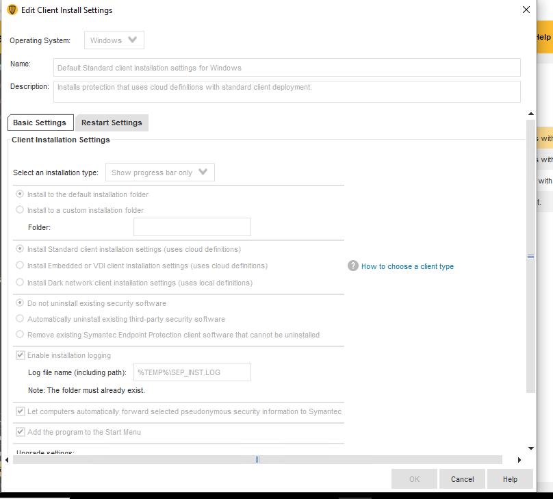 removal status 1603 removing symantec endpoint protection