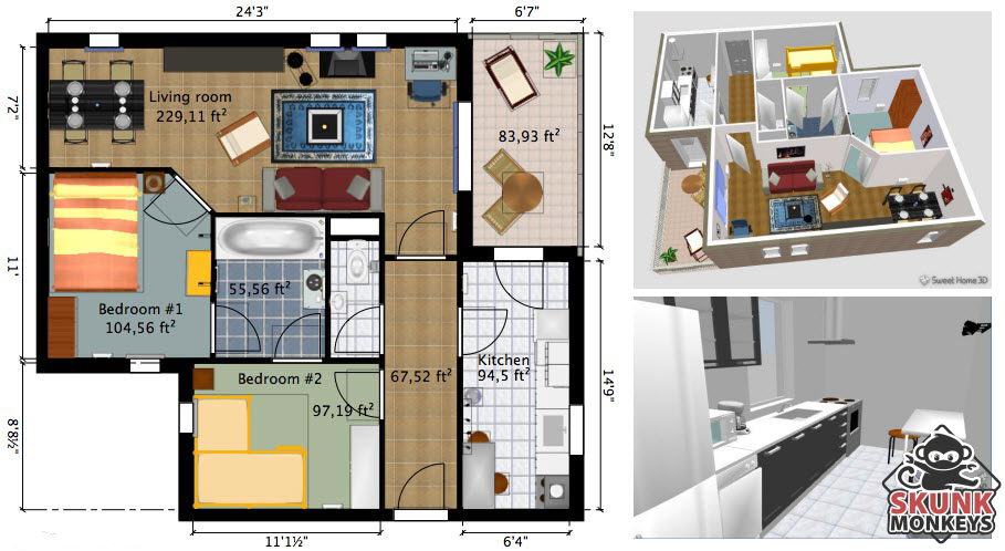 Sweet Home 3D 2020 Interior Design CAD Suite Home ...