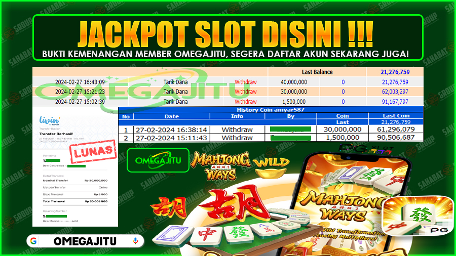 omega-jitu---jackpot-slot-pg-soft-mahjong-ways-27-februari-2024---rp-70000000-lunas-06-06-03-2024-02-27