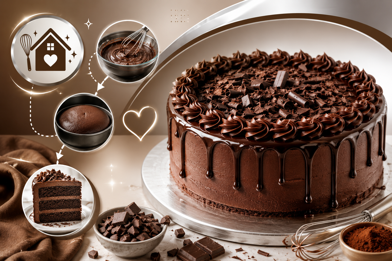How to make perfect chocolate cake at home