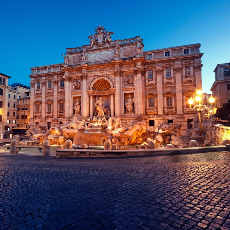 Trevi Fountain at Night