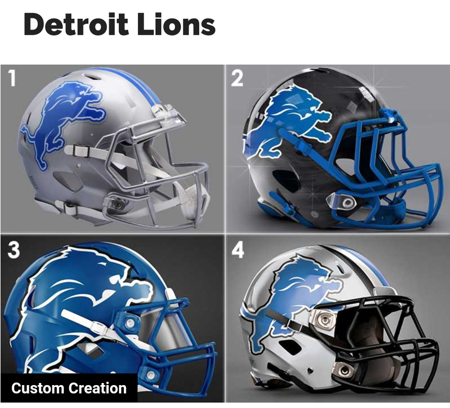 lions lego helmet