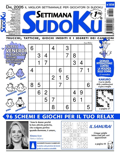 Settimana-Sudoku-N-850-26-Novembre-2021