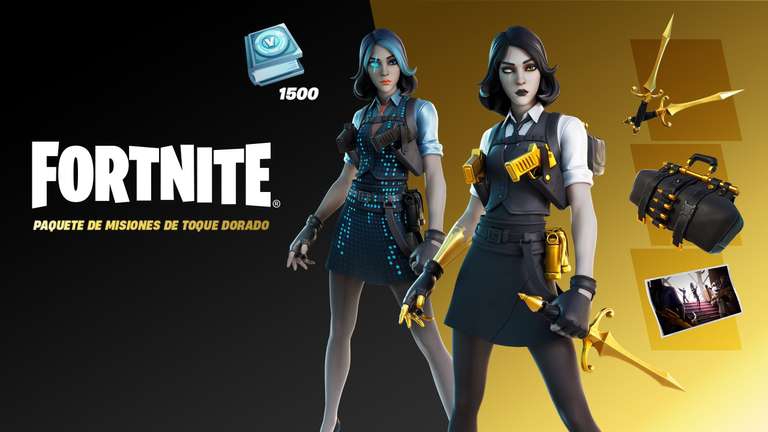 Eneba: Fortnite - Golden Touch Challenge Pack + 1500 V-Bucks Challenge Código de XBOX LIVE ARGENTINA 
