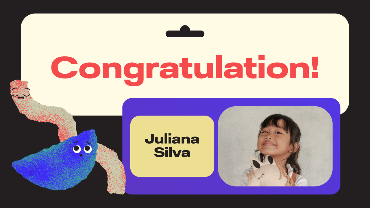 Black Colorful Illustrative Word Puzzle Game Presentation