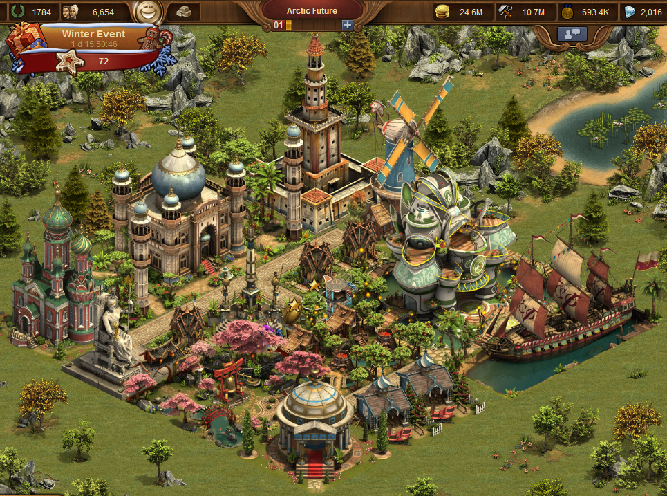 forge empires when does arc break even?
