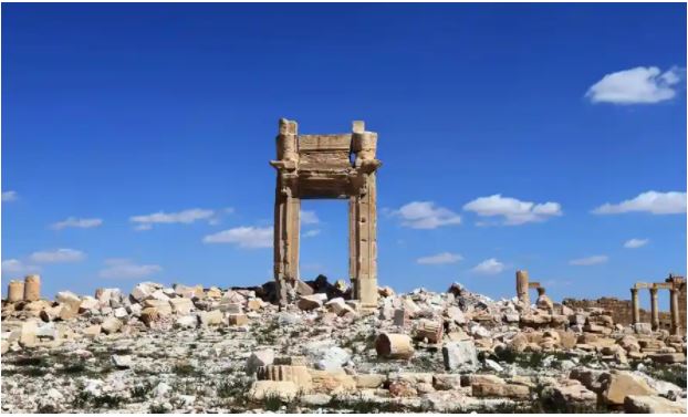 Remains-of-Temple-of-Bel-in-Palmyra-once