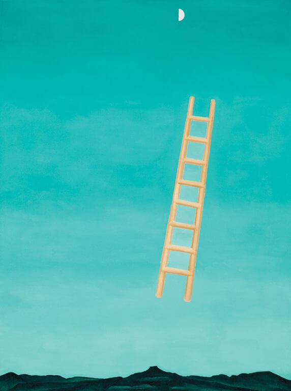 A photo of the piece being discussed in this passage: Ladder to the Moon