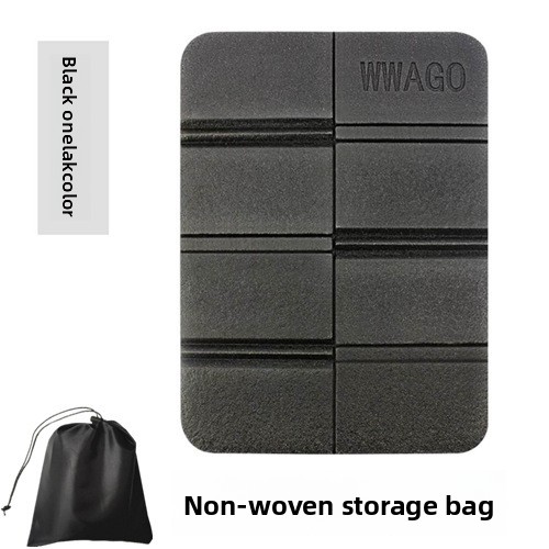 5 Pack Black Portable Folding Foam Seat Pads Waterproof Damp Proof Mats for Park Camping Beach Hiking global Outdoor Activities