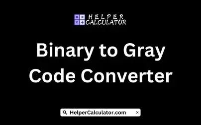 Binary to Gray Code Converter