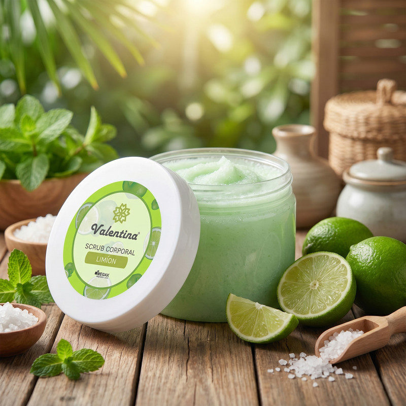 Valentina Scrub Corporal de Limón 8Oz