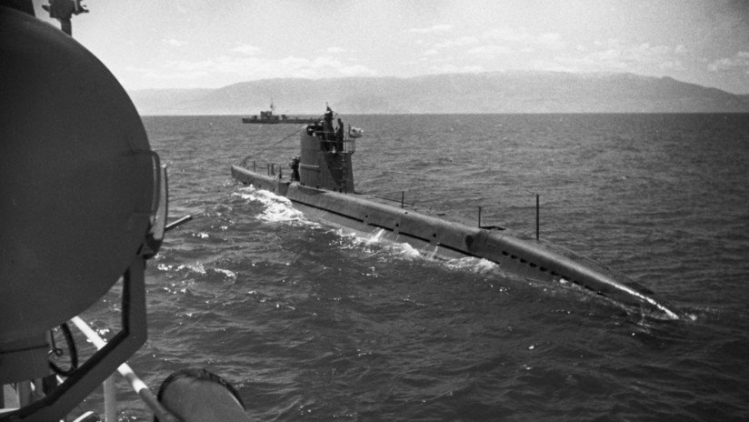 Un submarino soviético durante la Segunda Guerra Mundial