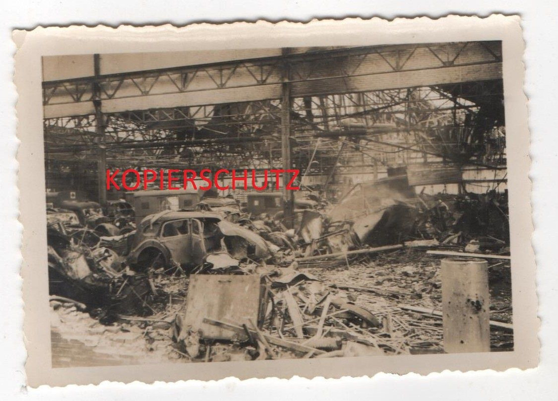 Foto 2.WK WW2 Frankreich Paris zerstörte Werke v