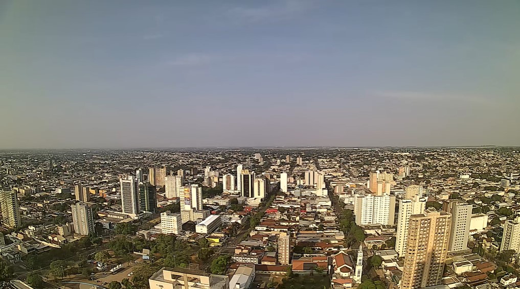 Campo Grande nesta manhã de quarta-feira