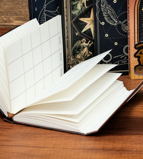 Ancient Egyptian Civilization Trifold Journal | Premium Portable Student Notebook and Planner | Detailed Themed Stationery Gift