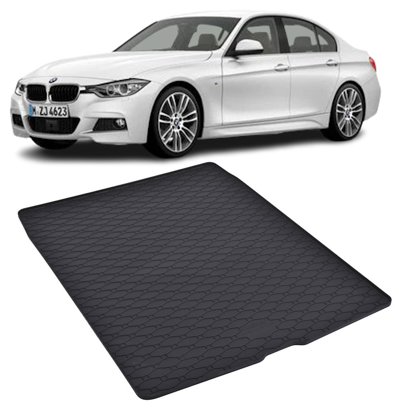 Tavita auto BMW Seria 3 Sedan 2012-2019, protectie portbagaj, Cri-Flo, din cauciuc 100%, compatibil cu autoturismul BMW Seria 3 Sedan