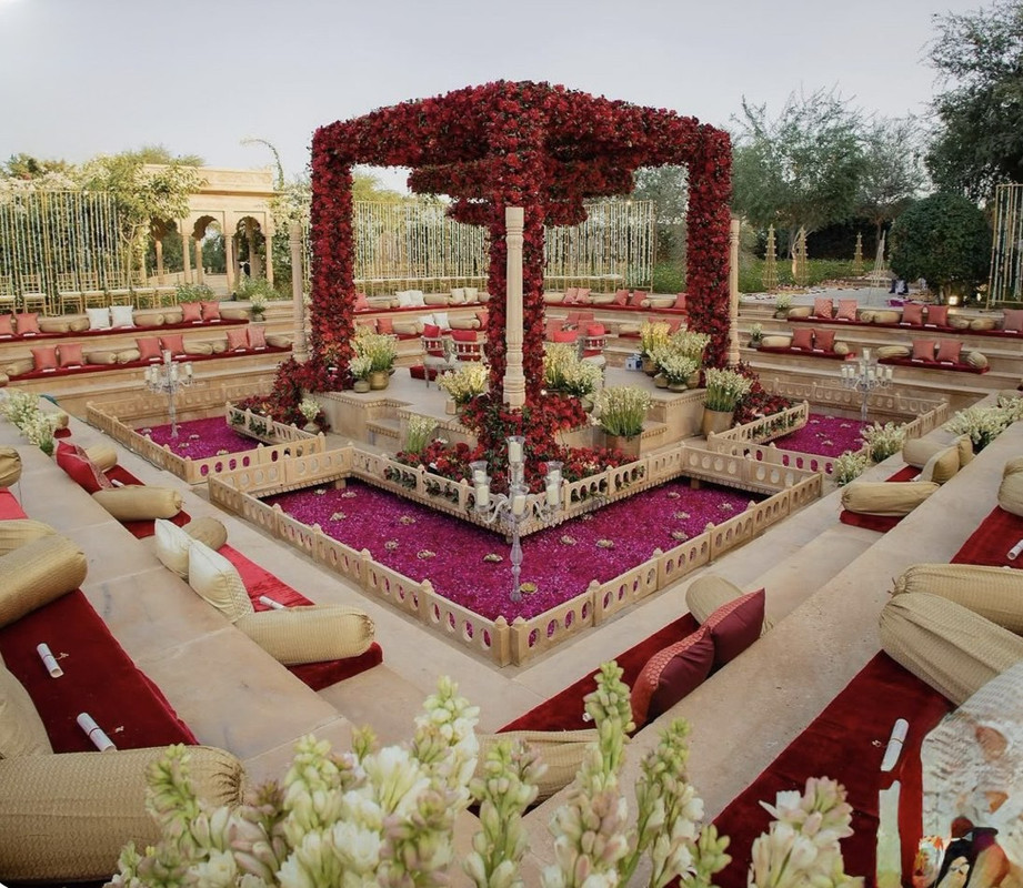 Elaborate table setting for a gala