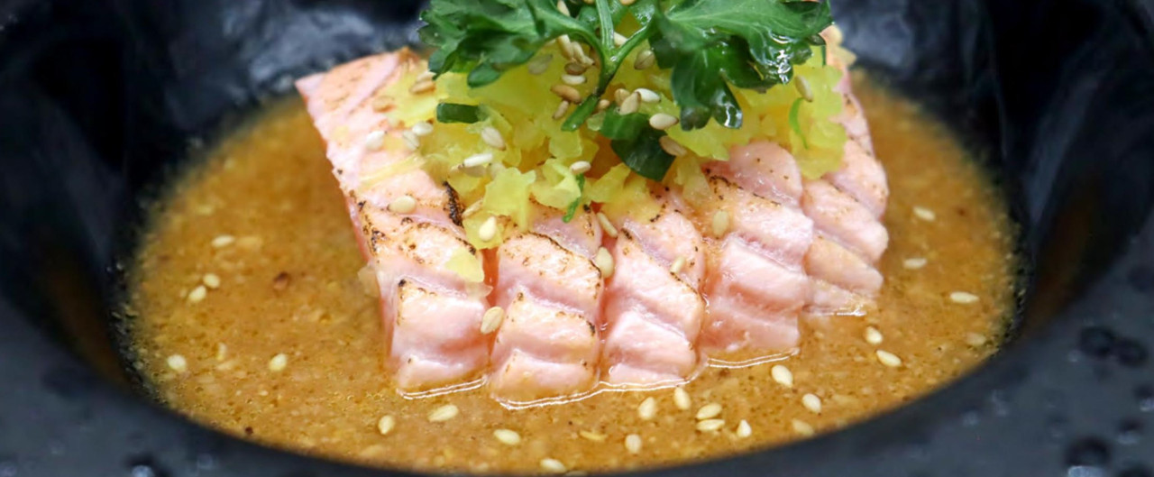 374. Tartar salmone wasabi