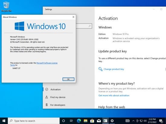 Windows 10 21H2 Pro Build 19044.1526 PreActivated Th-E0-YPcu-TQv-Okod-YPBFIw-F1c8-DOJFOVXCs