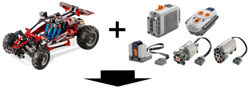 MOC] "Nitro Dunner" - A motorized 8048 set alternative model - LEGO  Technic, Mindstorms, Model Team and Scale Modeling - Eurobricks Forums