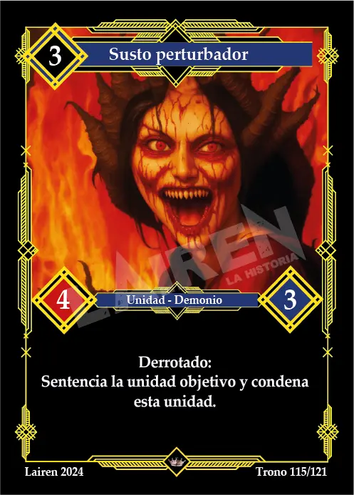 SUSTO PERTURBADOR