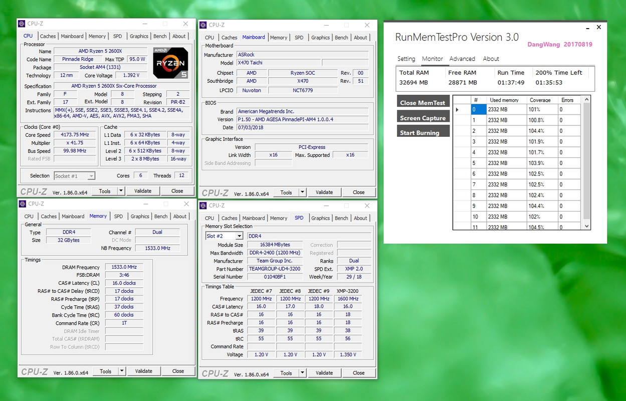 memtest32(16x2)team3066