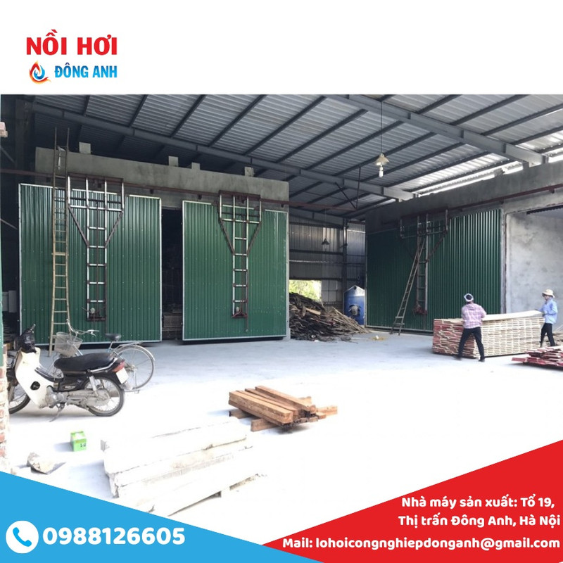 lò sấy gỗ 30m3