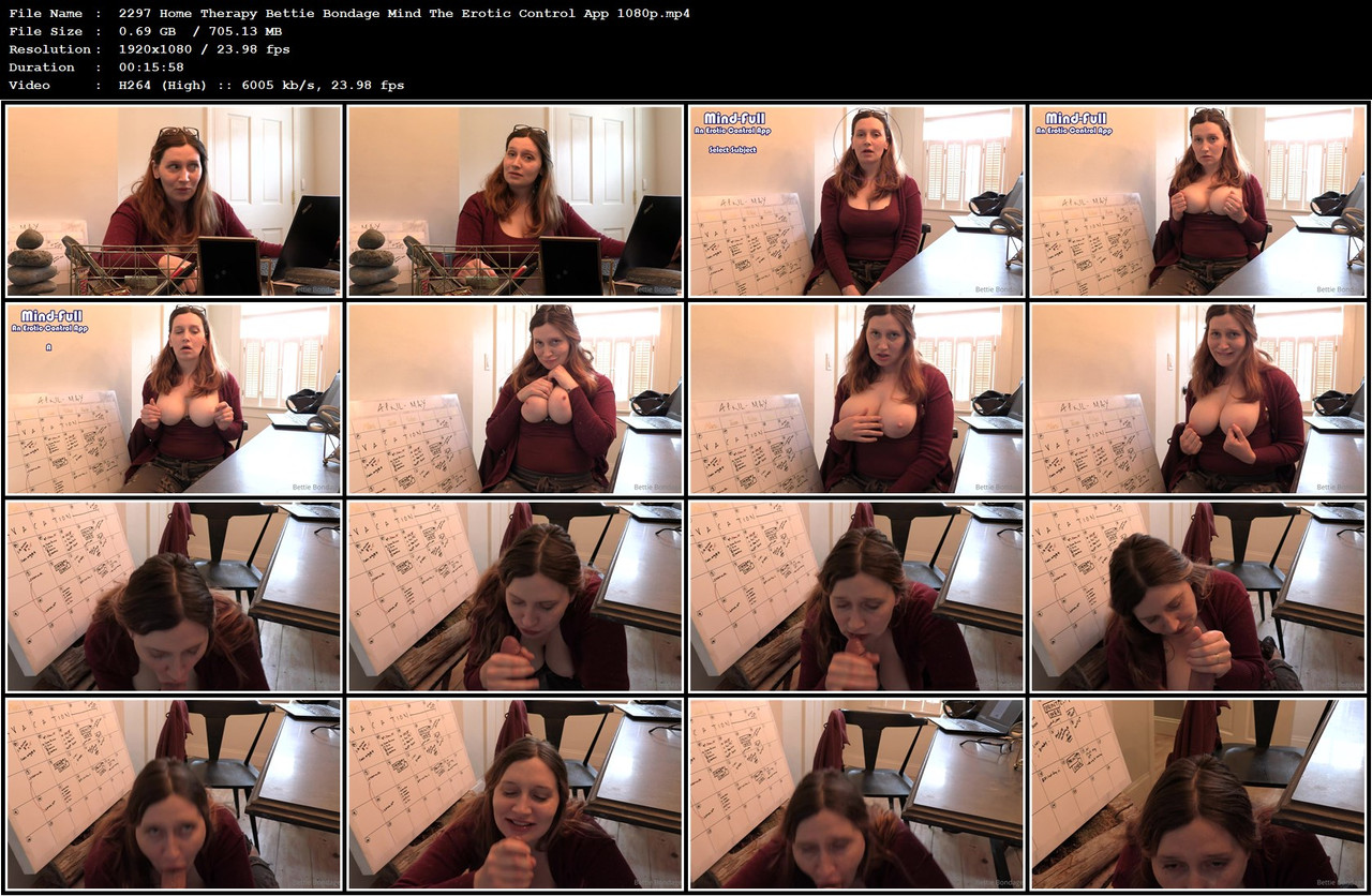 2297 Home Therapy Bettie Bondage Mind The Erotic Control App 1080p mp4