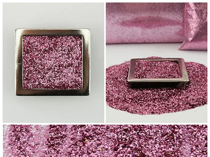 Escarcha fina palo de rosa para manualidades y escolar 100gr